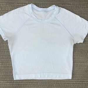 LULULEMON Swiftly Tech Cropped Short-Sleeve Shirt